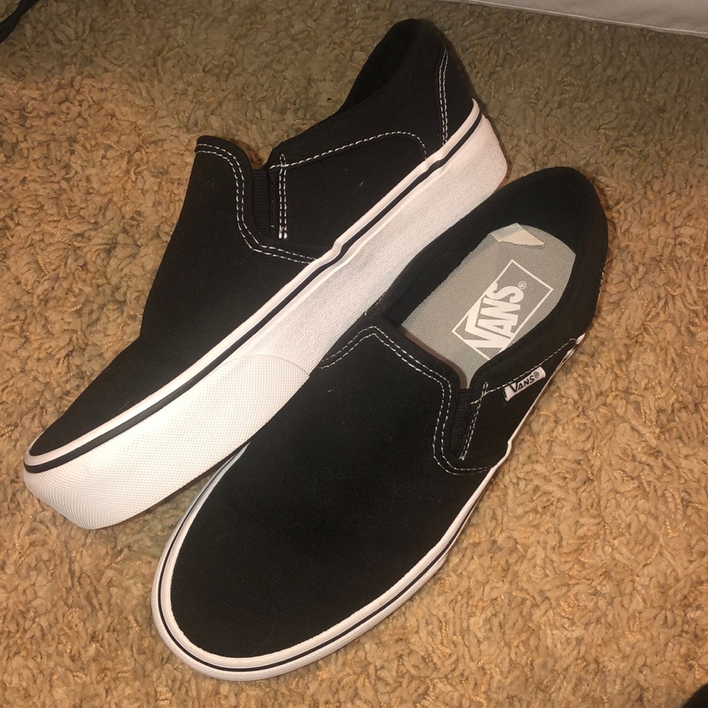 Platform slip on vans